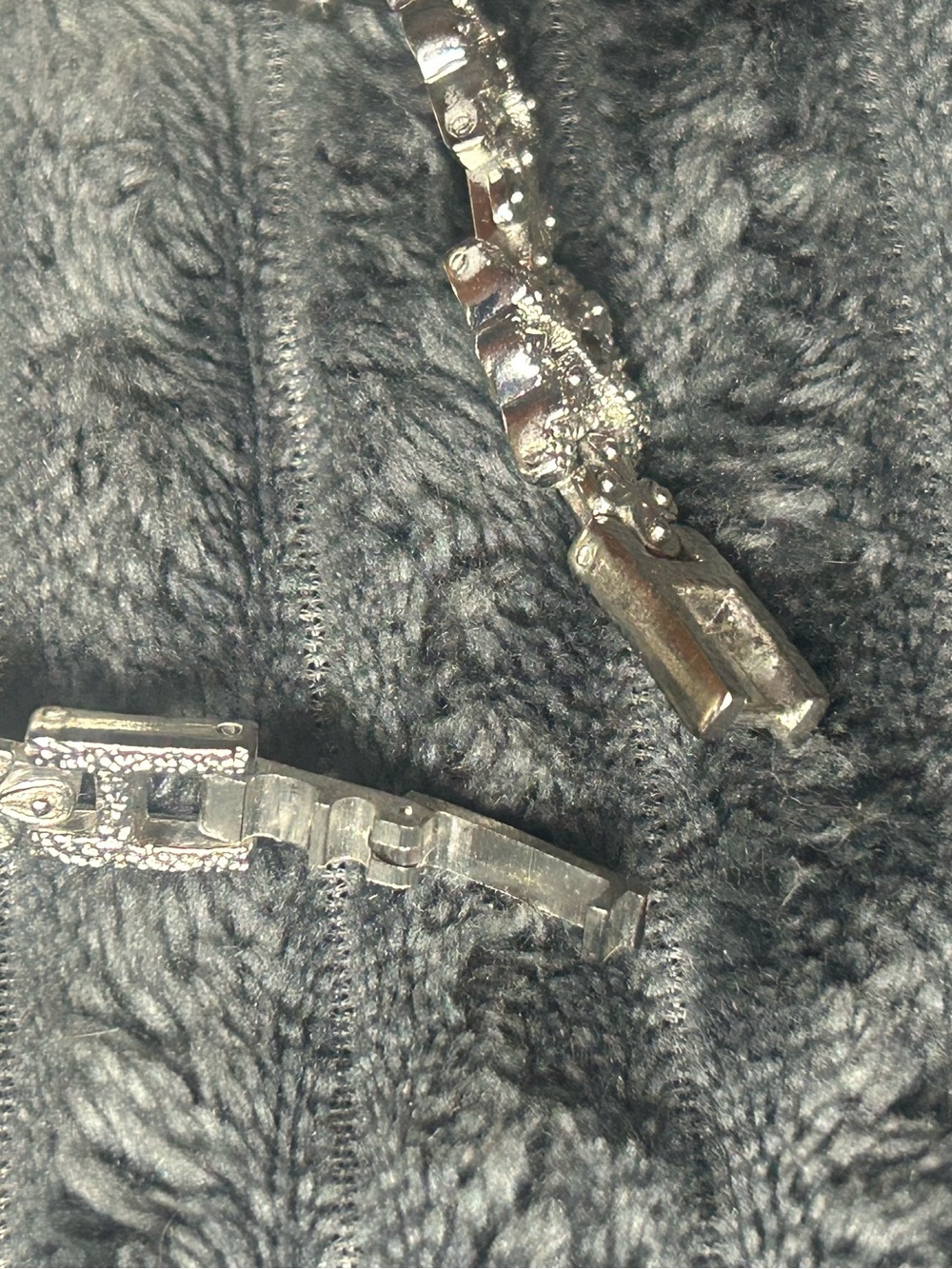 Silver Tone Rhinestone Bracelet - Picture 3 of 6